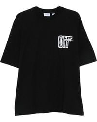 Off-White c/o Virgil Abloh - Motion Arrow Skate Cotton T Shirt - Lyst