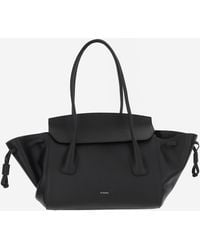 Jil Sander - Voyage Small Leather Bag - Lyst