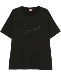 KENZO - Gots Cotton T Shirt - Lyst