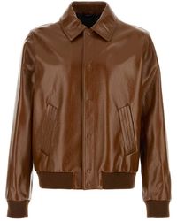 Fendi - Leather Jacket - Lyst