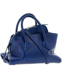 The Attico - La Passeggiata Mini Leather Tote - Lyst