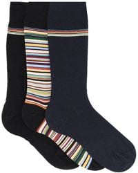 Paul Smith - 3-Pack Socks With Logo - Lyst