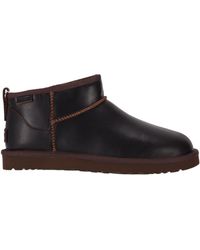 UGG - M Klassieke Ultra Mini Lthr Regen - Lyst