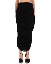 Magda Butrym - Draped Midi Skirt - Lyst
