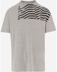 Golden Goose - Cotton T Shirt With Print - Lyst