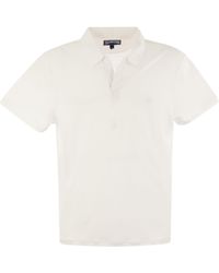 Vilebrequin - Short-Sleeved Linen Polo Shirt - Lyst
