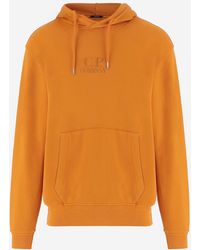 C.P. Company - Cotton Sweatshirt With Logo - Lyst