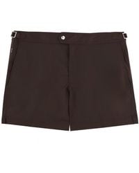 Tom Ford - Buckle-Detail Swim Shorts - Lyst