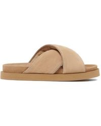 Fabiana Filippi - Suede Leather Platform Sandals - Lyst