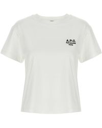 A.P.C. - 'Boxy Rue Madame' T-Shirt - Lyst