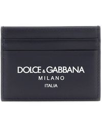 Dolce & Gabbana - Logo Leather Cardholder - Lyst