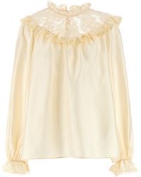 Zimmermann - 'lace Billow' Blouse - Lyst