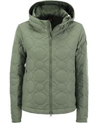 Colmar - Hoop Jacket With Hood And Circular Quilting - Lyst