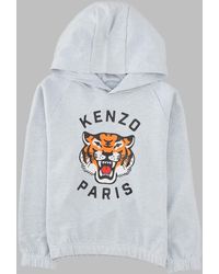 KENZO - Felpa Con Tigre Stampata - Lyst