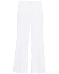 Via Masini 80 - Cotton Wide-Leg Trousers - Lyst