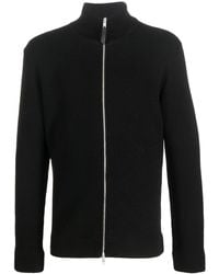 Maison Margiela - Ribbed Knit Cardigan With Zip - Lyst