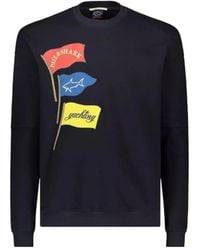 Paul & Shark - Katoenen Sweatshirt - Lyst