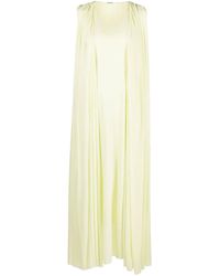 Jil Sander - Draped Midi Dress - Lyst