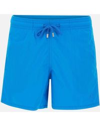 Vilebrequin - Traje de baño de mar azul vilebrequín con bolsillos - Lyst