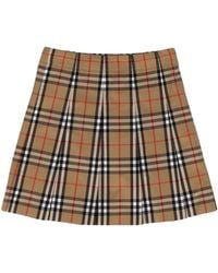 Burberry - 'Gabrielle' Skirt - Lyst