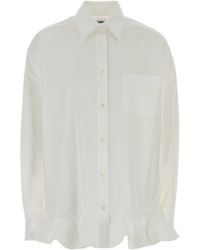 Moschino - Relaxed Solid Shirt - Lyst
