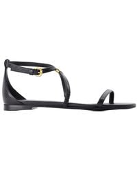 McQueen - Sandalen Mit Knöchelriemen - Lyst
