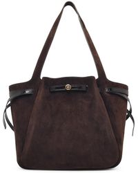 Tory Burch - Romy Tote Suede - Lyst