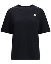 Maison Kitsuné - Chillax Fox Cotton T Shirt - Lyst