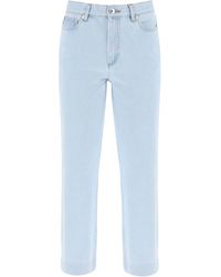A.P.C. - New Sailor Straight Cut Cropped Jeans - Lyst