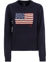 Polo Ralph Lauren - Cotton Jersey With Flag - Lyst