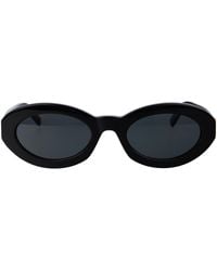 Saint Laurent - Round Sunglasses Sl M136 001 - Lyst