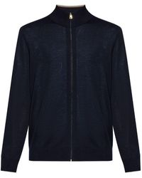 Paul Smith - Wool Zipped Cardigan - Lyst