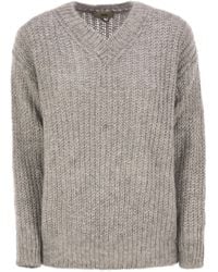 Herno - V Neck Sweater - Lyst