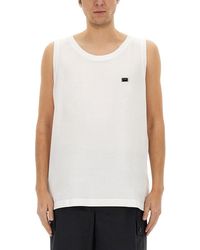 Dolce & Gabbana - Cotton "Over" Tank Top - Lyst