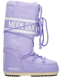 Moon Boot - Mondstiefel Stiefel Lilac - Lyst