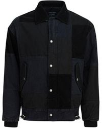 Comme des Garçons - Jacket With Tone-on-tone Patchwork - Lyst