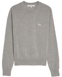 Maison Kitsuné - Round-Neck Knitwear - Lyst