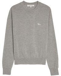 Maison Kitsuné - 'Baby Fox Regular Fit Pullover - Lyst