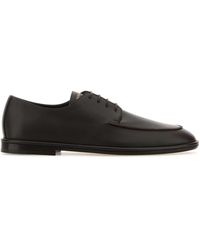 Ferragamo - Leather Blade 2 Lace-Up Shoes - Lyst