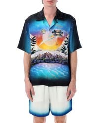 CASABLANCA - La Prémonition Silk Shirt - Lyst