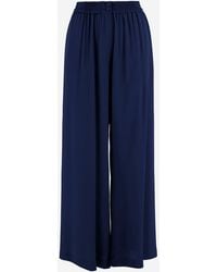 F.it - Acetate And Silk Trousers - Lyst