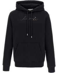 Lanvin - Logo Hoodie - Lyst