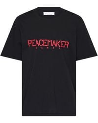 Oamc Peacemaker - Regular Tee Stencil Print - Lyst