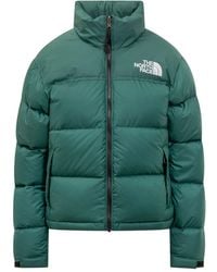 The North Face - Logo-Detail Puffer Jacket - Lyst