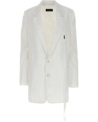 Ann Demeulemeester - Ann Demeulemester 'Agnes' Blazerjacke - Lyst