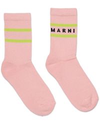 Marni - Socks With Logo - Lyst