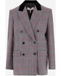 Chloé - Wollen Jas Met Dubbele Borsten - Lyst