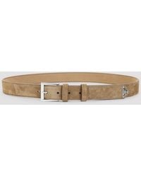 Prada - Brada Suede Belt - Lyst