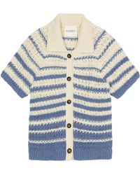 Closed - Cardigan En Maille À Rayures - Lyst