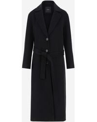 Pinko - Wool Long Coat - Lyst